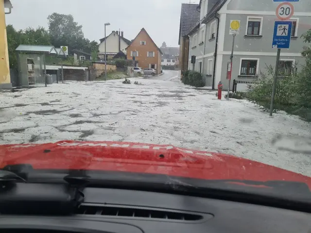 Land unter am Oberen Markt in Heroldsberg | Foto: Feuerwehr Heroldsberg