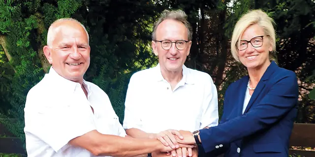 Der neu gewählte Vorstand beim Lions Club Eckental-Heroldsberg: Alexander Kotschi, Ewald Maier, Ilse Dölle. | Foto: Privat