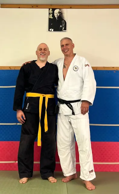 Auch Martin kann stolz auf seine Leistung sein. Trainer Jens ist ebenfalls stolz.