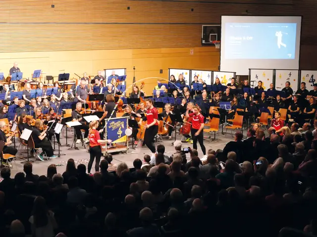 Seilspringen ist nicht nur für kleine Kinder, wie die Rope-Skipper des Tuspo Nürnberg beim Jahreskonzert der Vier-Schlösser-Orchester zeigten. | Foto: Lena Säuberlich