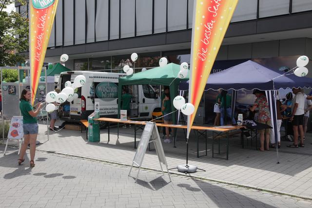 Kreatives Fotoshooting am wochenblatt-Stand. | Foto: wochenblatt