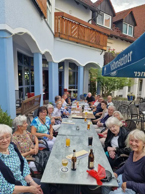 Beim letzten Stammtisch hatten alle, die gekommen waren, einen schönen Abend.