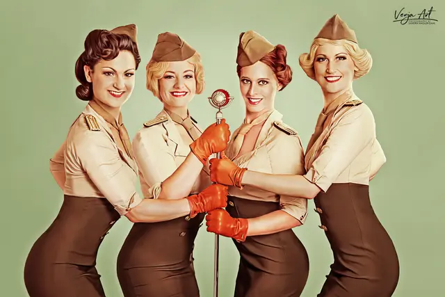 In ihrem Programm "The Good Old Times Are Back" nehmen die Tonic Sisters ihr Publikum mit auf eine musikalische Zeitreise durch die 40er, 50er, 60er und 70er Jahre - Vintage Entertainment vom Feinsten für alle Generationen.
 | Foto: www.venja-art.de