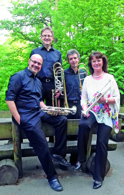 Das Ensemble BlechQuadrat beschließt beim Konzert in Heroldsberg mit Highlights aus ihrer Tour das Konzertjahr. | Foto: BlechQuadrat