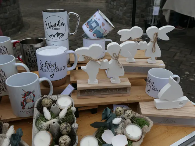 Am Ostermarkt in Eschenau gibt es auch Dekoratives für die Osterzeit.