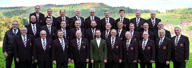 Die Sänger des Männergesangverein Igensdorf-Mitteldorf feiern ihr 125jähriges Jubiläum mit einem Marktsingen zusammen mit Chören aus Igensdorf und Weißenohe.