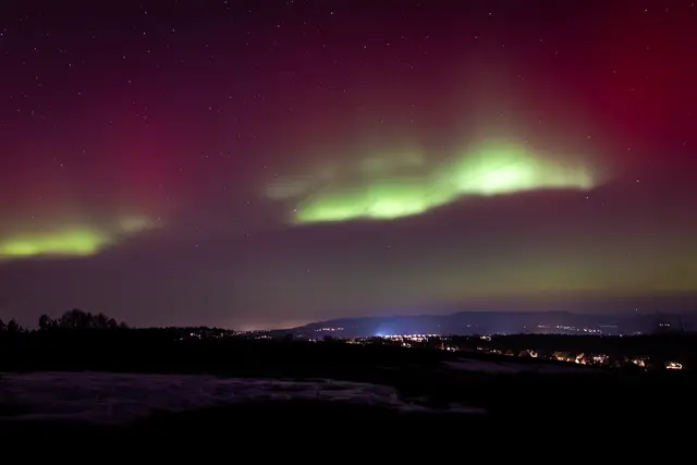 Polarlichter über Eckental